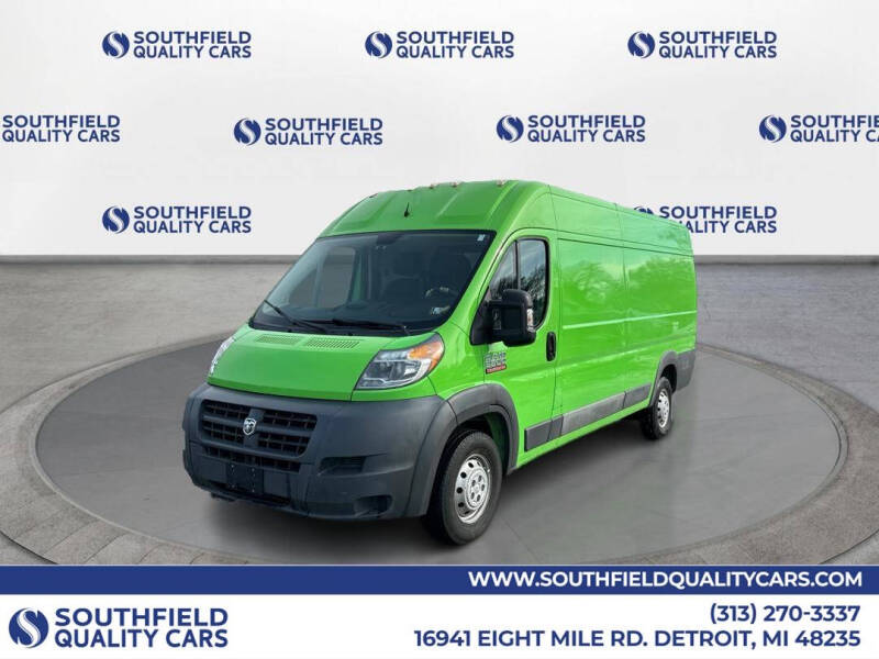 2016 RAM ProMaster for sale at SOUTHFIELD QUALITY CARS in Detroit MI