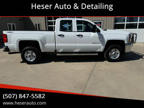 2016 Chevrolet Silverado 2500HD for sale at Heser Auto & Detailing in Jackson MN