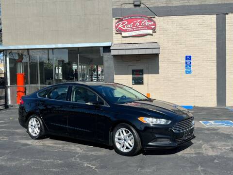 2016 Ford Fusion for sale at Rent To Own Auto Showroom LLC - Finance Inventory in Modesto CA