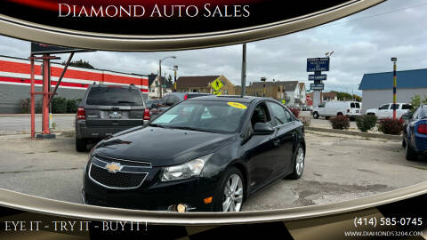 2013 Chevrolet Cruze for sale at Diamond Auto Sales in Milwaukee WI