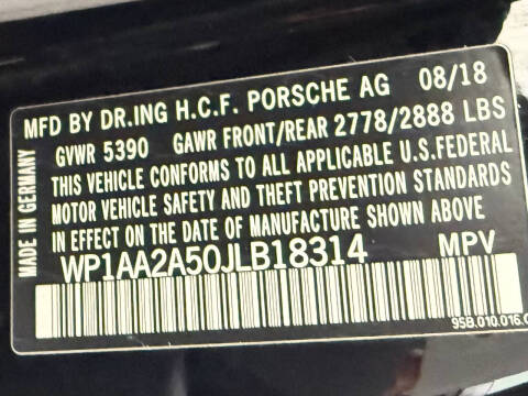 2018 Porsche Macan