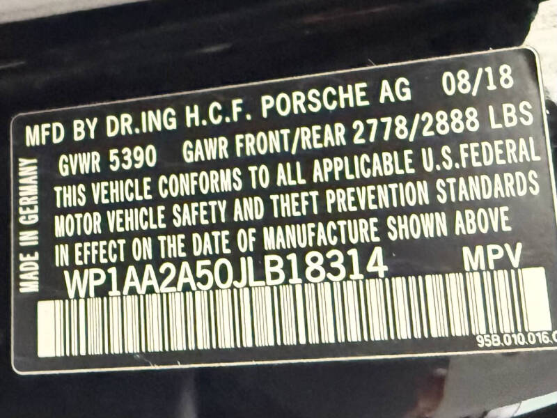 2018 Porsche Macan