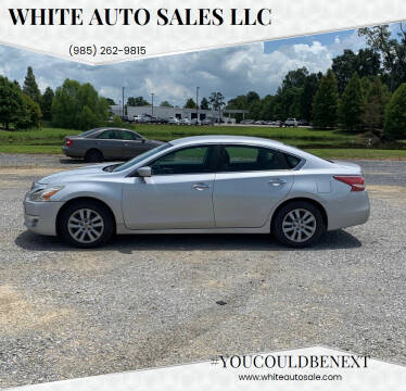 2013 Nissan Altima for sale at WHITE AUTO SALES LLC in Houma LA