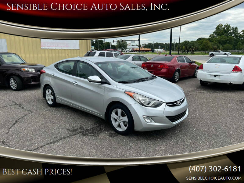 2013 Hyundai Elantra for sale at Sensible Choice Auto Sales, Inc. in Longwood FL