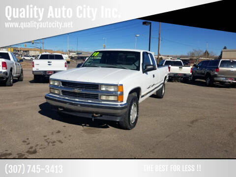 1998 Chevrolet C/K 1500 Series for sale at Quality Auto City Inc. in Laramie WY