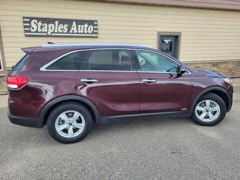 2017 Kia Sorento for sale at STAPLES AUTO SALES in Staples MN