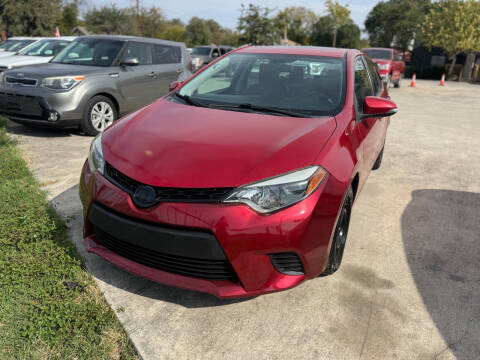 2016 Toyota Corolla for sale at S & J Auto Group I35 in San Antonio TX