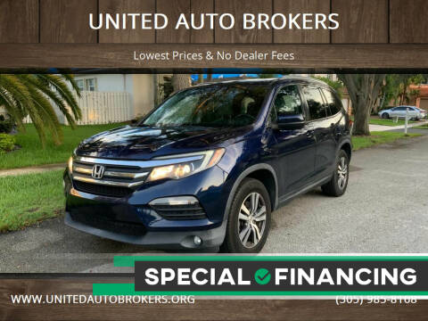 2016 Honda Pilot for sale at UNITED AUTO BROKERS in Hollywood FL