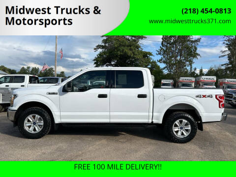 2019 Ford F-150 for sale at Midwest Trucks & Motorsports in Merrifield MN