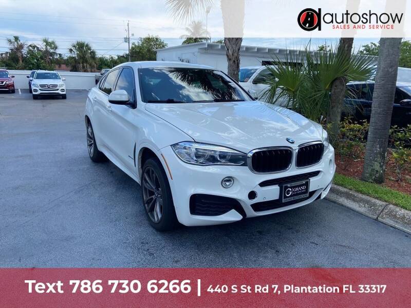 2018 BMW X6 for sale at AUTOSHOW SALES & SERVICE in Plantation FL