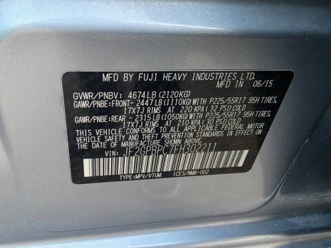 2015 Subaru XV Crosstrek Hybrid Touring