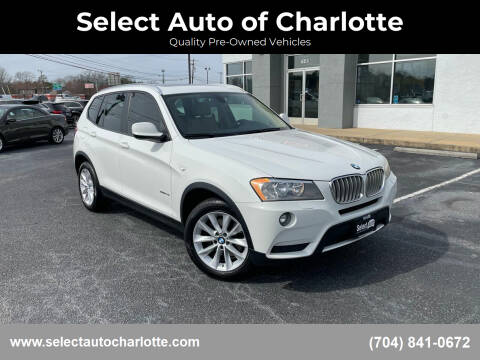 2014 BMW X3 for sale at Select Auto of Charlotte in Matthews NC