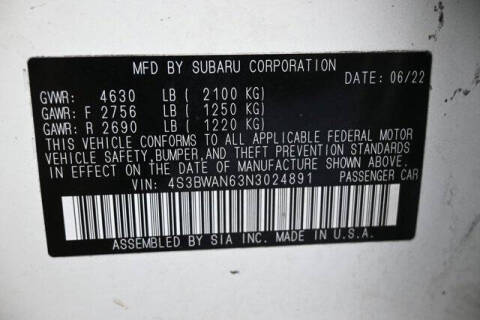 2022 Subaru Legacy Limited