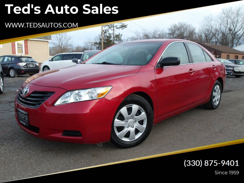 2009 Toyota Camry for sale at Ted's Auto Sales in Louisville OH