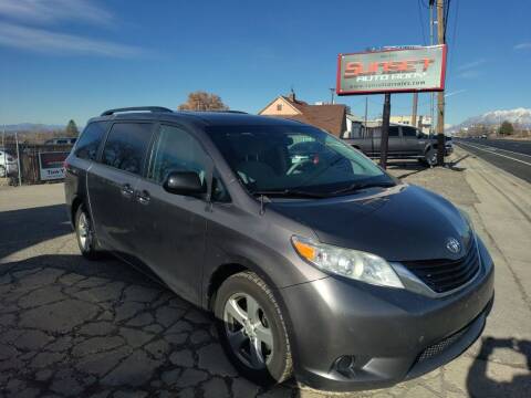 2014 Toyota Sienna for sale at Sunset Auto Body in Sunset UT