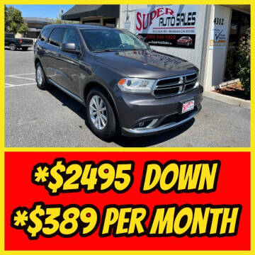 2014 Dodge Durango for sale at Super Auto Sales Modesto in Modesto CA