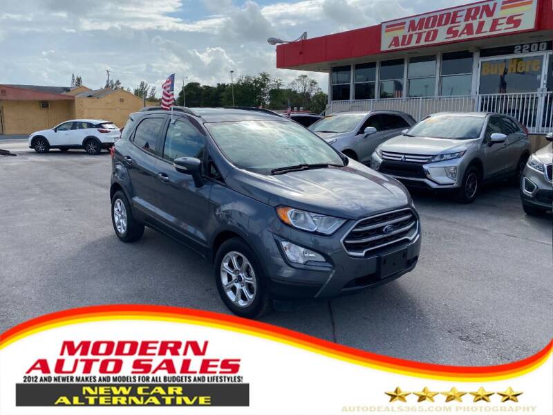 2019 Ford EcoSport for sale at Modern Auto Sales in Hollywood FL