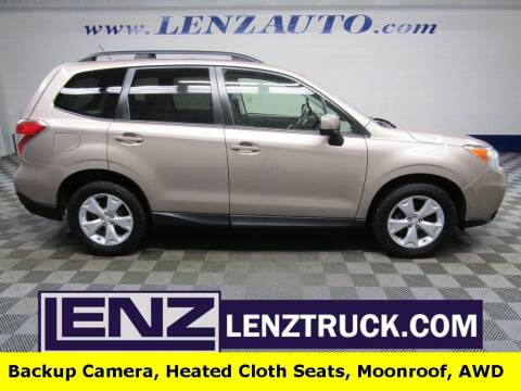 2015 Subaru Forester for sale at LENZ TRUCK CENTER in Fond Du Lac WI