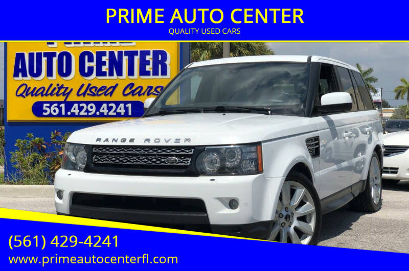 2013 Land Rover Range Rover Sport for sale at PRIME AUTO CENTER in Palm Springs FL