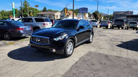 2014 Infiniti QX70 for sale at MOE MOTORS LLC in South Milwaukee WI