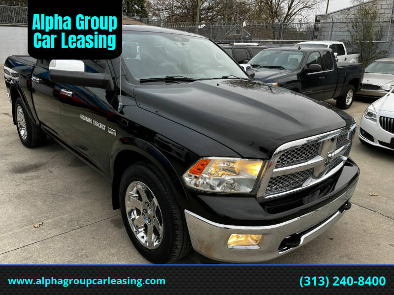 2012 RAM Ram Pickup 1500 for sale at Alpha Group Car Leasing in Redford MI
