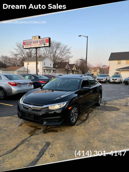 2018 Honda Civic for sale at Dream Auto Sales in South Milwaukee WI