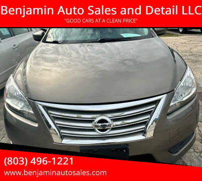 2015 Nissan Sentra for sale at Benjamin Auto Sales and Detail LLC in Holly Hill SC