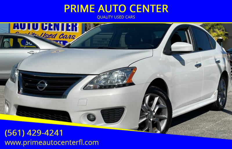 2013 Nissan Sentra for sale at PRIME AUTO CENTER in Palm Springs FL