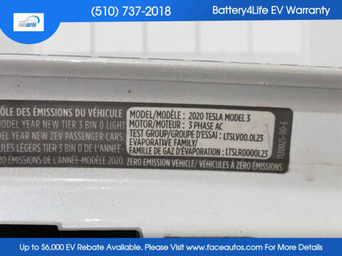 2020 Tesla Model 3 Long Range