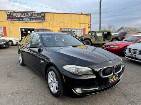 2012 BMW 5 Series for sale at Virginia Auto Mall in Woodford VA