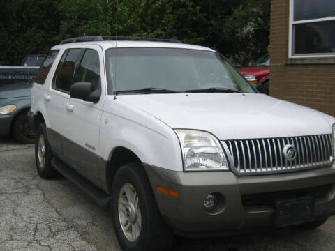 2002 Mercury Mountaineer for sale at S & G Auto Sales in Cleveland OH