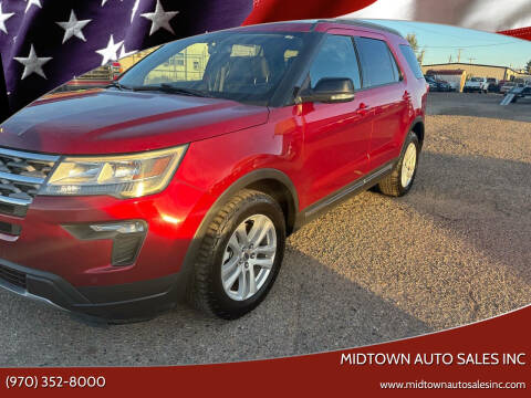 2018 Ford Explorer for sale at MIDTOWN AUTO SALES INC in Greeley CO