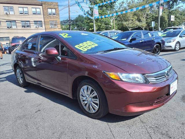 2012 Honda Civic for sale at M & R Auto Sales INC. in North Plainfield NJ