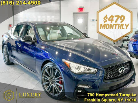 2021 Infiniti Q50 for sale at LUXURY MOTOR CLUB in Franklin Square NY