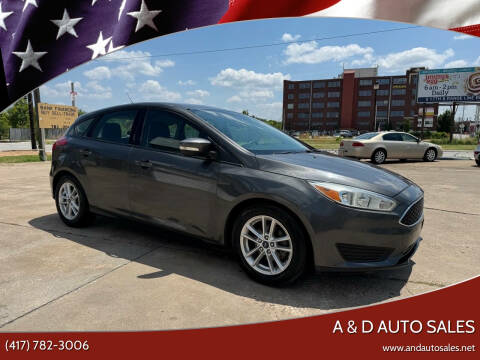 2016 Ford Focus for sale at A & D Auto Sales in Joplin MO