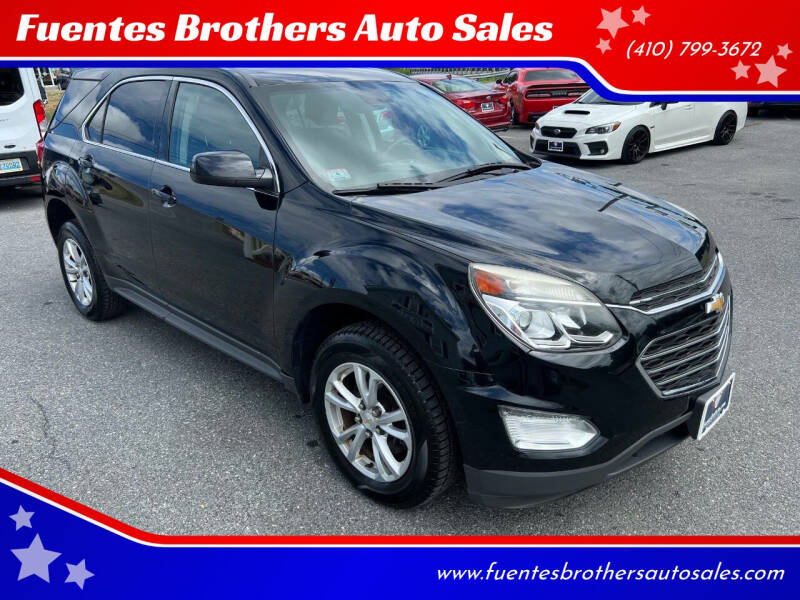 2016 Chevrolet Equinox for sale at Fuentes Brothers Auto Sales in Jessup MD