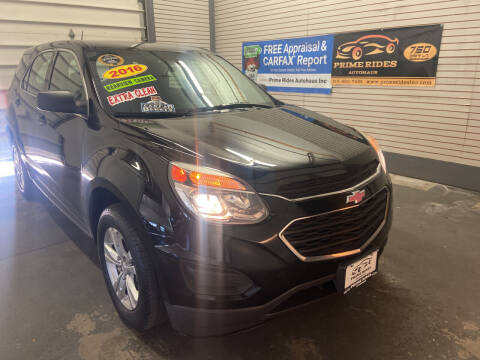 2016 Chevrolet Equinox for sale at Prime Rides Autohaus in Wilmington IL