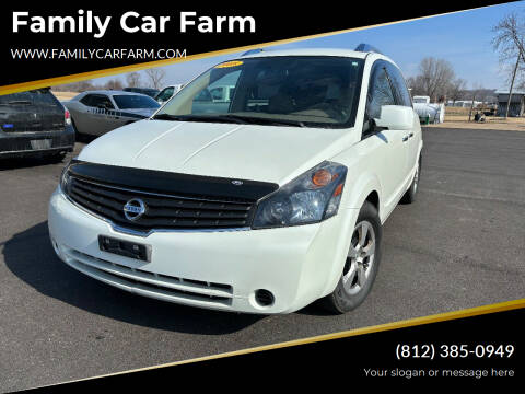 2008 Nissan Quest for sale at Family Car Farm in Princeton IN