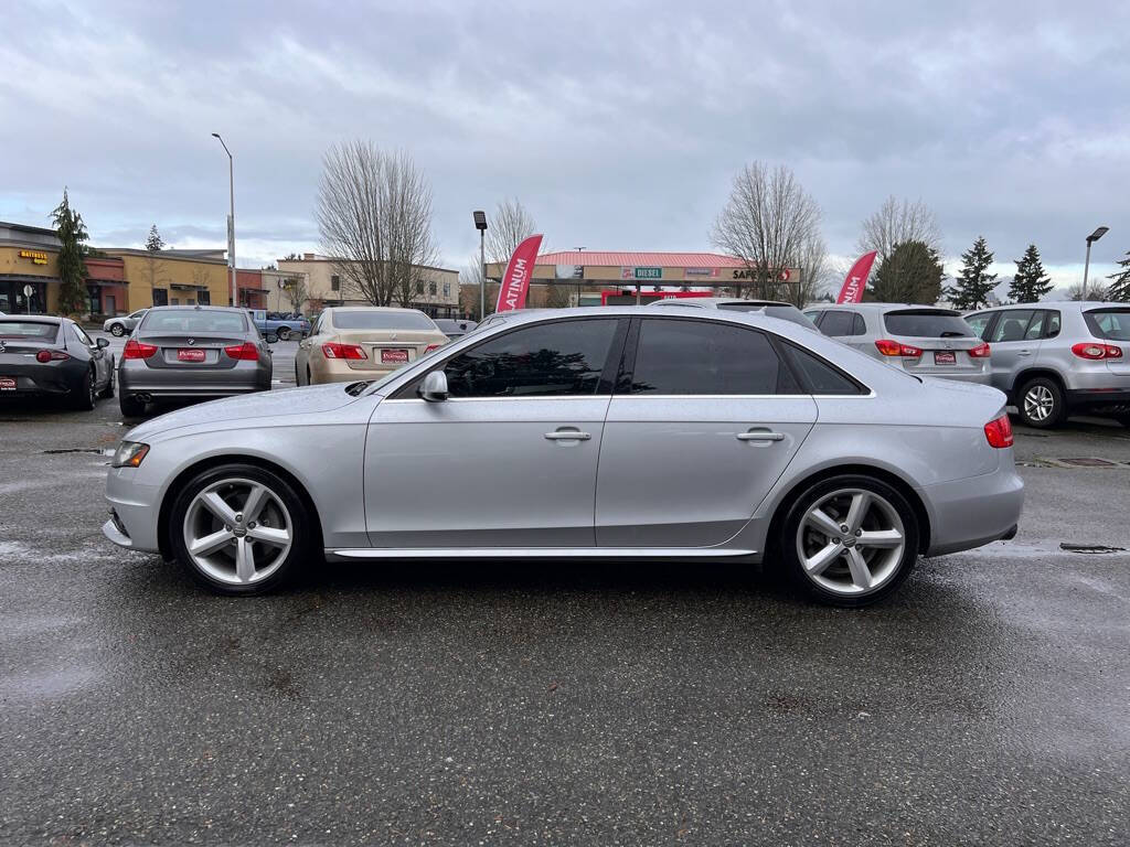 2012 Audi A4 for sale at PLATINUM AUTO SALES INC in Lacey, WA