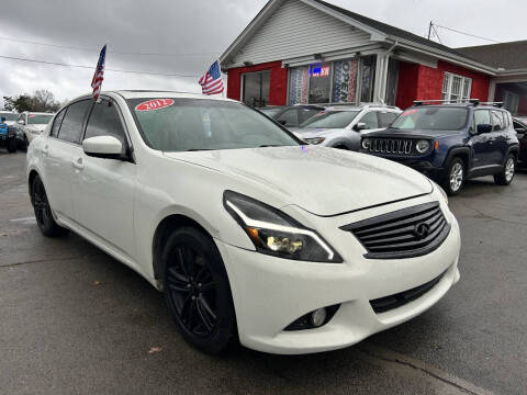 2012 Infiniti G25 Sedan Journey