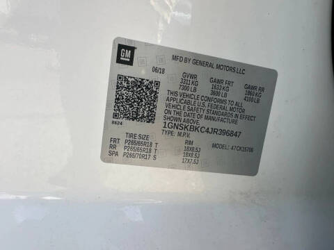 2018 Chevrolet Tahoe LT