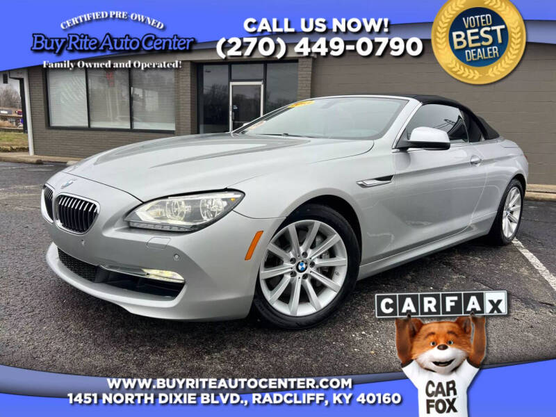 2013 BMW 6 Series for sale at Buy Rite Auto Center in Radcliff KY