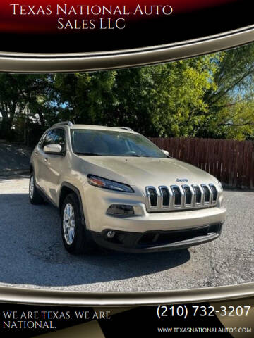 2015 Jeep Cherokee for sale at Texas National Auto Sales LLC in San Antonio TX