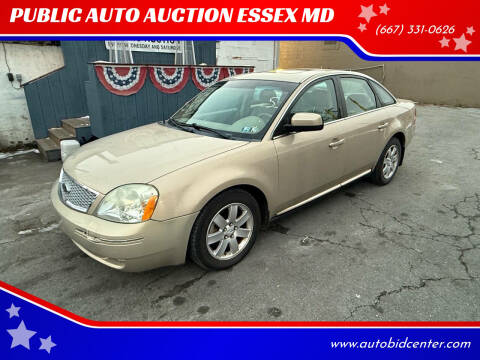 2007 Ford Five Hundred for sale at PUBLIC AUTO AUCTION ESSEX MD in Essex MD