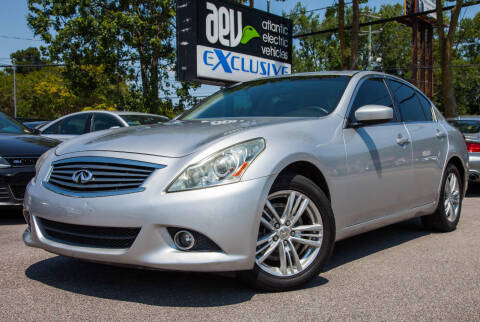 2010 Infiniti G37 Sedan for sale at EXCLUSIVE MOTORS in Virginia Beach VA