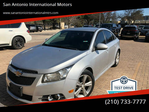 2013 Chevrolet Cruze for sale at San Antonio International Motors in San Antonio TX