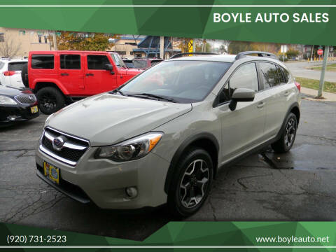 2015 Subaru XV Crosstrek for sale at Boyle Auto Sales in Appleton WI