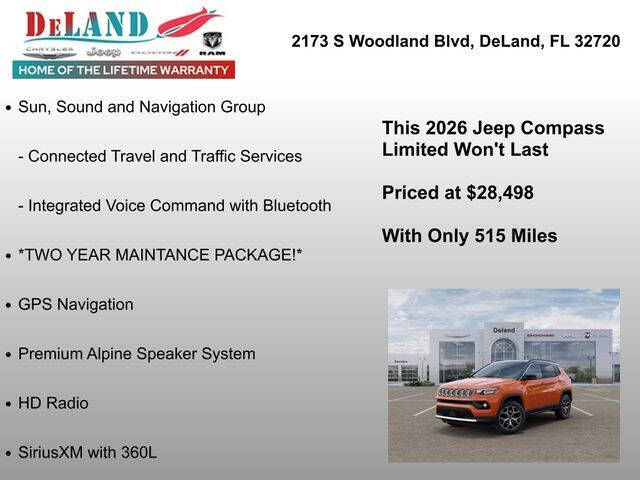2026 Jeep Compass Limited