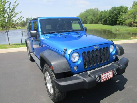 2015 Jeep Wrangler Unlimited for sale at Oklahoma Trucks Direct in Norman OK