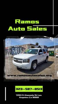 2011 Chevrolet Tahoe for sale at Ramos Auto Sales in Los Angeles CA